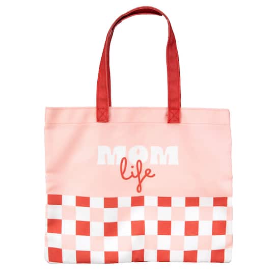 Mother's Day Fabric Statement Tote Bag